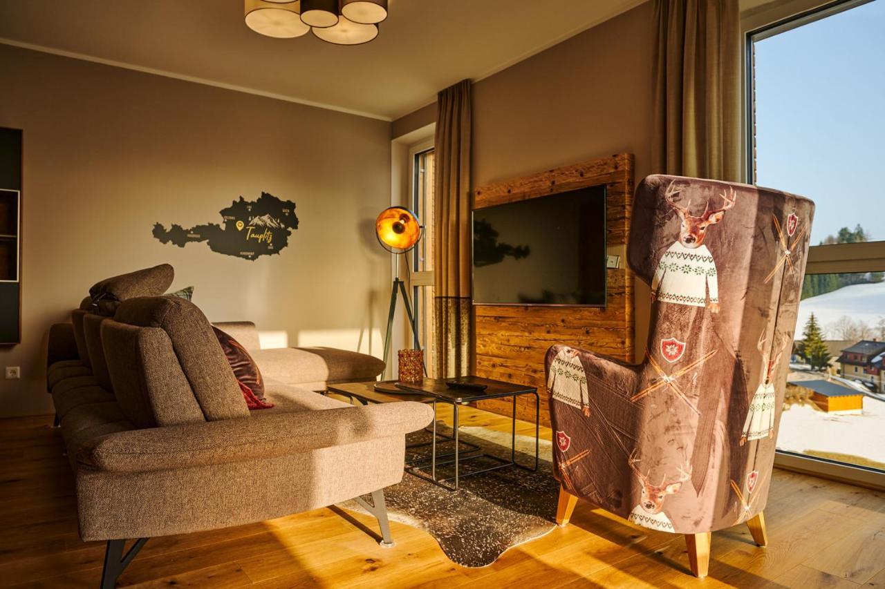 Die Tauplitz Lodges - Adler Auszeit Lodge D6 By Aa Holiday Homes ภายนอก รูปภาพ