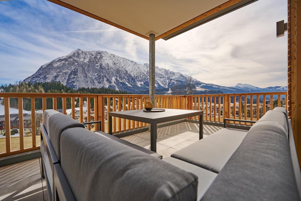 Die Tauplitz Lodges - Adler Auszeit Lodge D6 By Aa Holiday Homes ภายนอก รูปภาพ